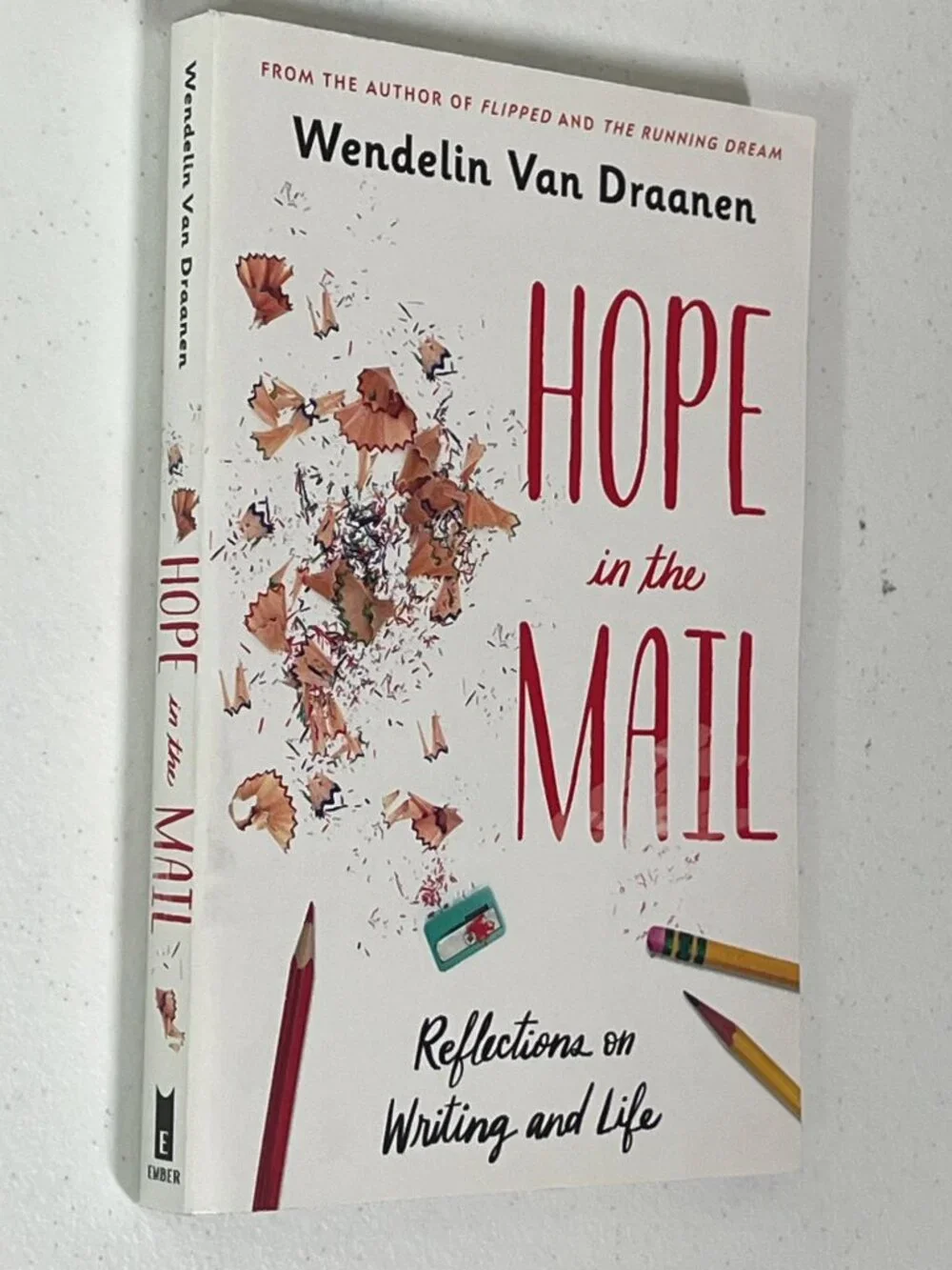 Hope in the Mail Wendelin Van Draanen YA Writing Memoir Paperback Book